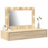 vidaXL Schminktisch mit Speicher Braun 100 x 40 x 70 cm Holzwerkstoff