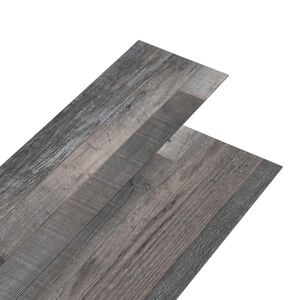 vidaXL Selbstklebende PVC-Bodenplanken Industrielles Holz 30,5 x 61 cm