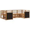 vidaXL Outdoor-Sofagarnitur 6 stk. Natur Massivholz Akazie