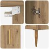 vidaXL Highboard Artisan-Eiche 69,5 x 34 x 180 cm Holzwerkstoff