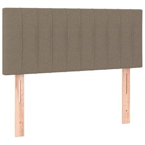 vidaXL Kopfteil Taupe 100x5x78/88 cm Stoff