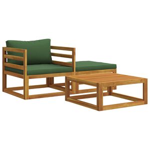 vidaXL 3 stk. Modulares Sofaset mit Kissen