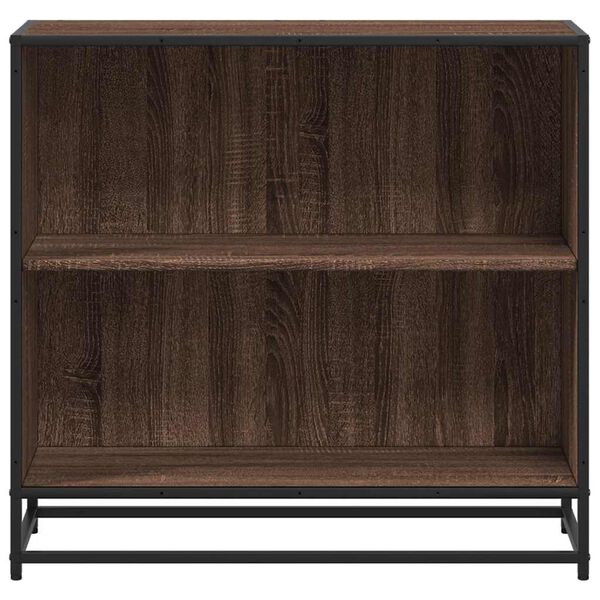 vidaXL Bücherschrank Braun Eichen-Optik 80,5x35x76 cm Holzwerkstoff