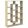 vidaXL B&uuml;cherregal Sonoma-Eiche 102x29x143 cm Holzwerkstoff