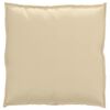 vidaXL Kissen Beige 70 x 70 x 12 cm Oxford-Stoff
