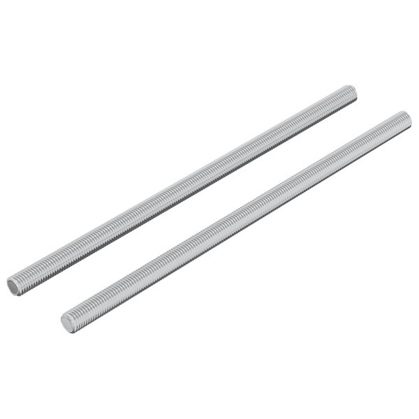 vidaXL Gewindestange 2 pcs Silber 6 x 135 mm Stahl