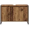 vidaXL Badezimmerschrank mit T&uuml;r Altholz 90 x 30 x 60 cm Holzwerkstoff