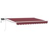vidaXL Manuelle Gelenkarmmarkise mit LEDs 3,5 x 2,5 m