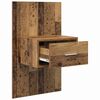 vidaXL Nachttisch 2 pcs Altholz 50 x 32,5 x 80cm Holzwerkstoff