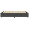 vidaXL Boxspring-Bettgestell Grau Stoff 140x200 cm