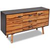 vidaXL Sideboard Massivholz Akazie 115x35x70 cm