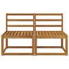 vidaXL 2 St&uuml;ck Outdoor Mittelsofa Massivholz Akazie Natur