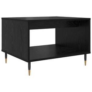 vidaXL Couchtisch Schwarz Eichen-Optik 60 x 50 x 40 cm Holzwerkstoff