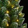 vidaXL Künstlicher Weihnachtsbaum Schlank 300 LEDs 210 cm