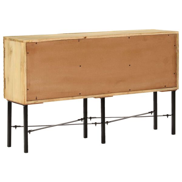 vidaXL Sideboard Massivholz Mango 118x30x70 cm