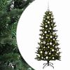 vidaXL K&uuml;nstlicher Weihnachtsbaum mit Weihnachtskugel 210 cm 300 LEDs