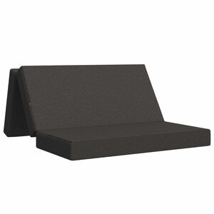 vidaXL Klappsofa Bett 120 x 67 x 45 cm Dunkelgrau