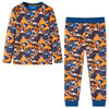 vidaXL Kinderpyjama mit Langen &Auml;rmeln Cognac 104