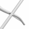 vidaXL Gartenklappstuhl 2 pcs Weiß 42 x 52 x 82 cm