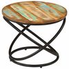 vidaXL Couchtisch &Oslash;50x40 cm Altholz Massiv und Stahl