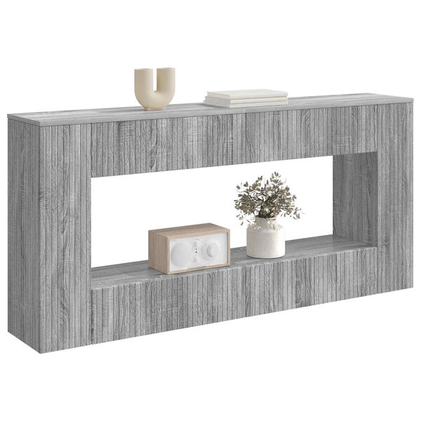 vidaXL Konsolentisch Graues Sonoma 155 x 29 x 74 cm Holzwerkstoff