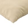 vidaXL Zierkissen 4 Stk. Beige 40x40 cm Stoff
