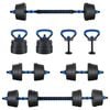 vidaXL 4-in-1 Kurzhantel, Langhantel und Kettlebell Set 20 kg