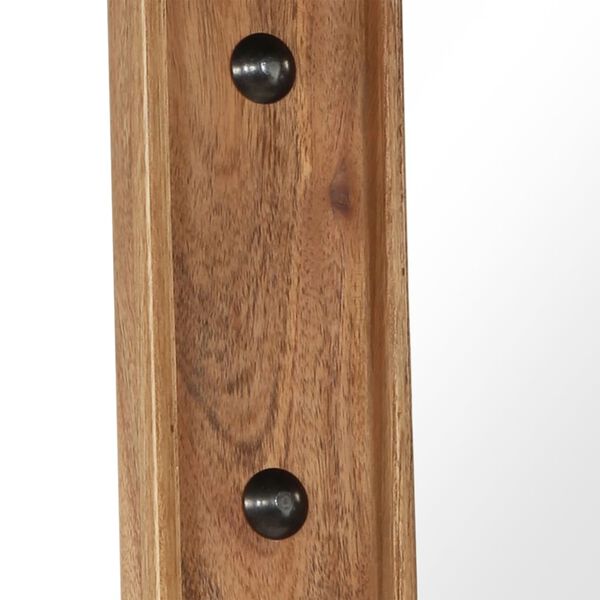 vidaXL Spiegel Akazienholz Massiv 50x80 cm