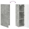 vidaXL TV-Schrankset Wandmontiert 3 pcs Beton Grau Holzwerkstoff