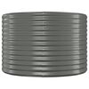 vidaXL Hochbeet Verzinkter Stahl 322x100x68 cm Grau