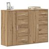 vidaXL Sideboard 2 pcs Artisan-Eiche 60 x 31 x 84 cm Holzwerkstoff