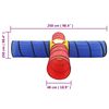 vidaXL Spieltunnel mit 250 Bällen Mehrfarbig