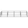 vidaXL Hundezwinger Schwarz 4 m&sup2; Stahl