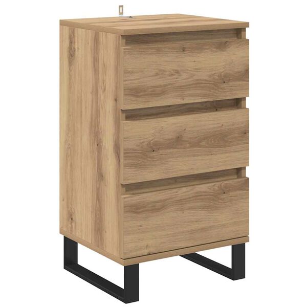 vidaXL Sideboard mit Schubladen Artisan-Eiche Holzwerkstoff