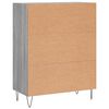 vidaXL Sideboard Grau Sonoma 69,5x34x90 cm Holzwerkstoff