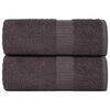 vidaXL Waschlappen FROGN 2 Stk. Anthrazit 15x21 cm 360 g/m&sup2;