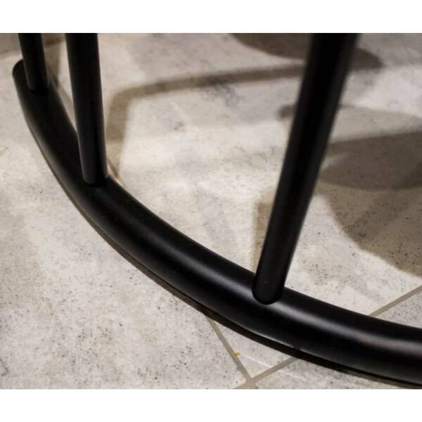 Bathroom Solutions Handtuchst&auml;nder 49,5x75 cm Metall Schwarz