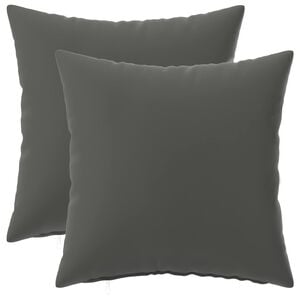 vidaXL Kissenbezug 2 pcs HEERLEN Anthrazit 30 x 30 cm Polyester