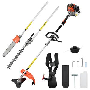 vidaXL Freischneider 4-in-1 Funktion Orange 52 cm&sup3; 1,45 kW