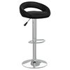 vidaXL Barhocker Schwarz Kunstleder