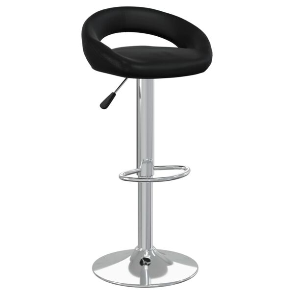 vidaXL Barhocker Schwarz Kunstleder