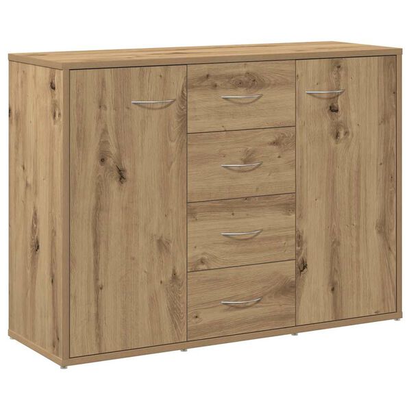 vidaXL Sideboard Artisan-Eiche 88x30x64 cm Holzwerkstoff