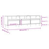 vidaXL TV-Schrank Grau Sonoma 150x30x44,5 cm Holzwerkstoff