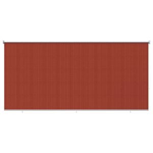 vidaXL Au&szlig;enrollo 90% UV-Block Terrakotta 306 x 200 cm HDPE