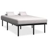 vidaXL Bettgestell Schwarz Metall 180&times;200 cm