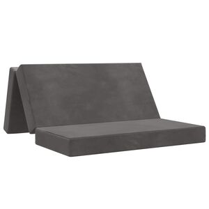 vidaXL Klappsofa Bett 140 x 67 x 45 cm Dunkelgrau