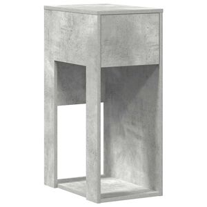 vidaXL Computerschrank mit Schublade Betongrau 30x44x74 cm
