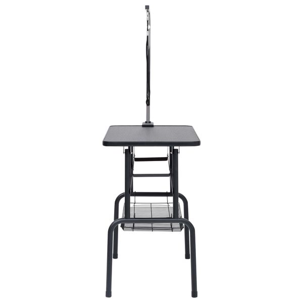 vidaXL Verstellbarer Trimmtisch für Hunde mit 1 Schlaufe und Korb