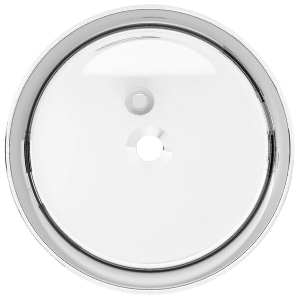 vidaXL Waschbecken 40 x 15 cm Keramik Silbern