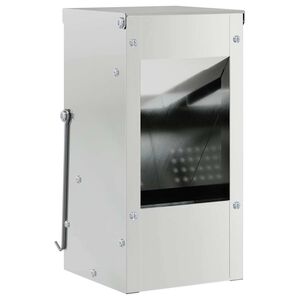vidaXL Kaninchenf&uuml;tterer Silber 12,5 x 12,5 x 25 cm 1,5 kg